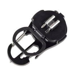 Фонарь мультитул тактический COMIRON TACTIC корпус CNC алюминий T6, IPX5; свет 20xCOB аккум 500 mAh USB Type-C отвёртки, гаечный ключ карабин /уп 120/ - Галеонтрейд фото 5