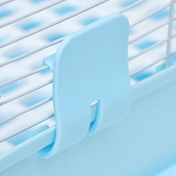 Клетка для грызунов с выдвижными поддонами 60 х 35 х 47 см, синяя - Пижон фото 7