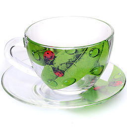 337-Д Чайная пара Живая природа Зеленый лист(х12) - Mayer&boch фото 3