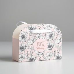 Цена за 5 шт. Переноска для цветов складная Enjoy every moment, 17 13 7 см - Дарите счастье фото 4