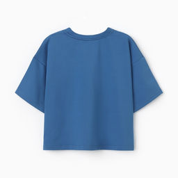 Футболка укороченная женская MINAKU OVERSIZE FIT: цвет электро, р-р 48