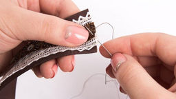 Gamma Иглы гибкие бисерные с широким ушком сталь NC-301 d 0.5 мм 1 шт