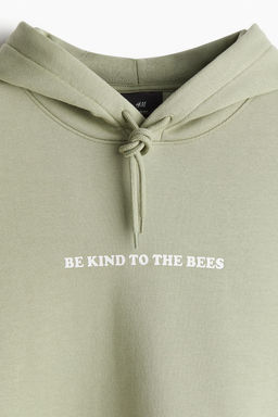 Sudadera con capucha y estampado Loose Fit - H&m фото 2