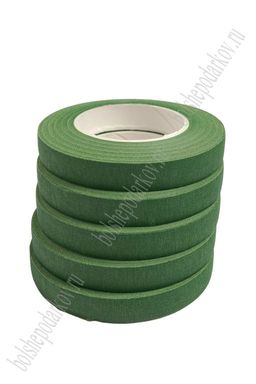 Лента флористическая 1,2 см, травяной, SF-1568 (12 шт) №323