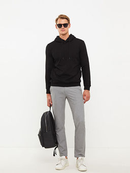 Uzun Kollu Erkek Kal?n Hoodie