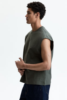 Camiseta sin mangas en algod?n Relaxed Fit - H&m фото 8
