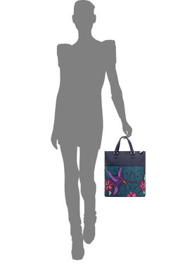 Сумка с аппликацией ДС-506-279 черный - Protege фото 10