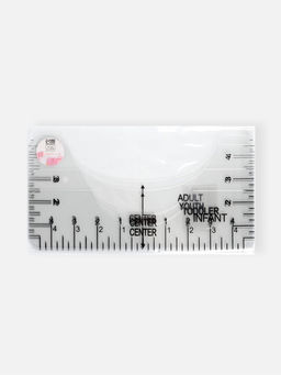 Набор линеек для раскроя горловины, 4 шт., 25.4×6.35/8.9/11.5/12.7 см