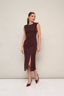 Платье 11-376/6 коричневый - Pur pur фото 3