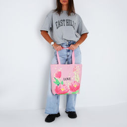 Сумка-шопер Love на молнии, 37*32*10см - Nazamok фото 2