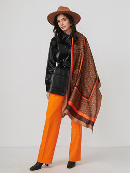 Большой, мягкий, тонкий и очень нежный двусторонний палантин - Tantino фото 2