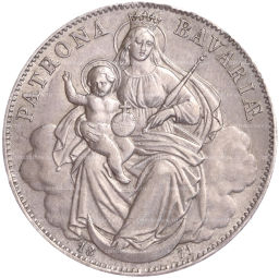 Монета 1 талер 1871 года Бавария