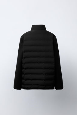 CAZADORA ACOLCHADA MANGAS NEOPRENO / Negro - Zara фото 4