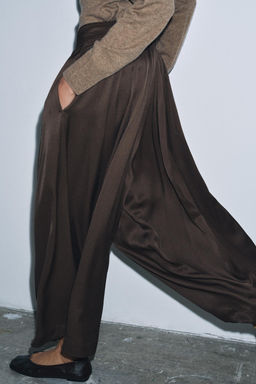 ZW COLLECTION PLEATED TROUSERS - Zara фото 3