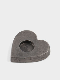 Подсвечник для чайной свечи Сердце, 11?12?2 см, алюминий