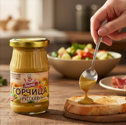 Горчица Русская 170г - Знаток фото 2