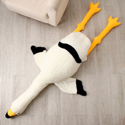 Мягкая игрушка «Фламинго», 190 см, цвет белый