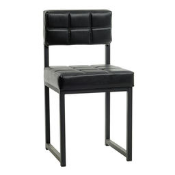 Стул для кухни «Клик Мебель. Лофт 3», искусственная кожа, цвет чёрный