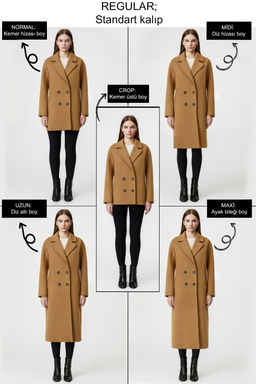 Siyah Oversize Yumusak Dokulu Kruvaze Uzun Kase Kaban TWOAW26KB00050 - Trendyolmilla фото 8