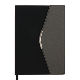 Ежедневник недатированный А5, 140 листов, искусственная кожа, «Стиль», чёрный