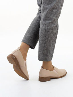 06-M47-21 BEIGE Туфли женские (натуральная кожа)