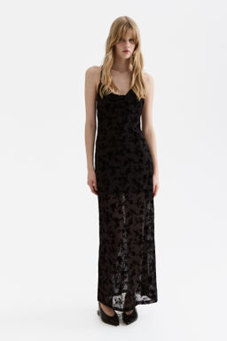 Vestido de tirantes con estampado afelpado - H&m фото 6