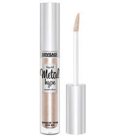 LuxVisage Тени жидкие Metal hype тон 19 антикварное серебро