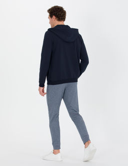 Новые облегающие спортивные штаны темно-синего цвета - Cacharel фото 4