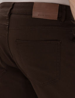 Kahverengi Slim Fit 5 Cep Chino Pantolon