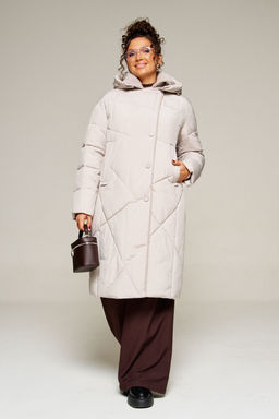 Пальто Beautiful Free 8024 жемчуг