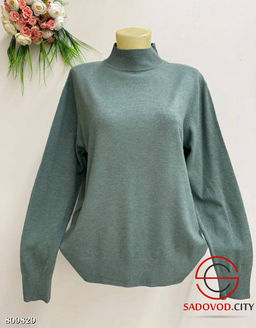 Теплая водолазка однотонная - Bruno фото 3