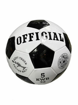 Мяч футбольный, размер 5, 310гр (514897/RKJ-719) черно-белый "Official"
