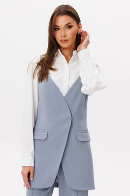 Костюм Lars Style 1103 серый; оттенки белые, молочные