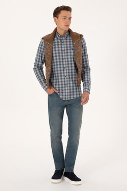 Erkek A__k Lacivert Uzun Kollu G_mlek - U.s. polo assn фото 4