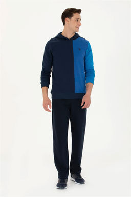 U. S. Polo Assn Мужская темно-синяя толстовка с капюшоном - U.s. polo assn фото 4