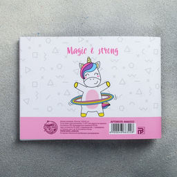 Цена за 4 шт. Дневник тренировок Единорожка, 48 листов, 15.3 х 12.4 см - Командор фото 6