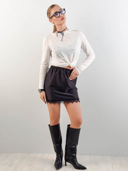 Женские Юбка женская КЮ100 Черный от фабрики Спортсоло