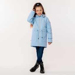 RODOS Куртка для девочки мембрана демисезон М-273 Голубой