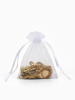 Набор мешочков подарочных 100шт., 7×9, цвет белый (1716475)