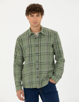 Haki Oversize Uzun Kollu G_mlek - Pierre cardin фото 3