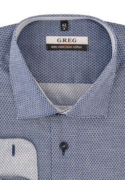 Сорочка мужская длинный рукав GREG 223/131/8179/Z/1_GB