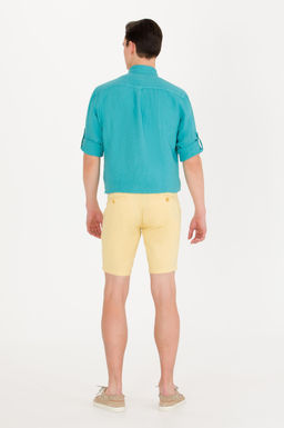 U. S. Polo Assn Мужские желтые тканые шорты - U.s. polo assn фото 18
