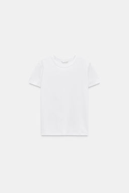 SHORT SLEEVE INTERLOCK T-SHIRT - Zara фото 78