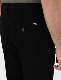 Siyah Slim Fit Jogger Kanvas Pantolon - Pierre cardin фото 6
