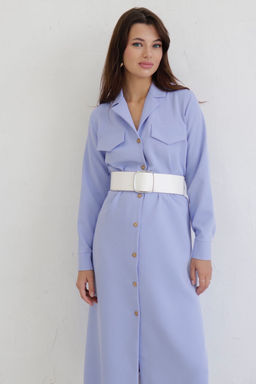 Платье-рубашка с английским воротником - Martichelli фото 78