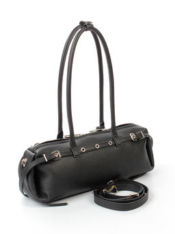 LACCOMA сумка L1017f-черный натуральная замша, натуральная кожа хлопок фото 3