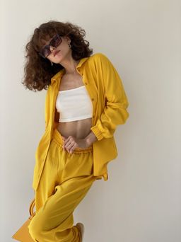 9406 Костюм летний в цвете шафран - Martichelli фото 4