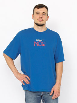 CRB wear/CWSM 60310-42 Футболка мужская,синий/Ex.Cherubino