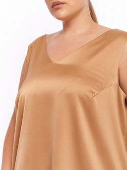 Топ атласный ZMT10237YLW50 - Артесса фото 4