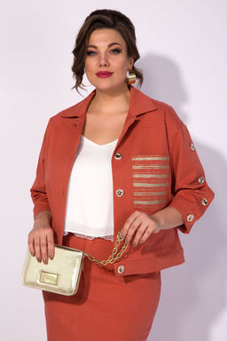 Костюм Liliana 1285 терракот  фото 5